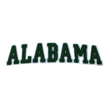 Load image into Gallery viewer, Varsity State Name Alabama in Multicolor Chenille Patch
