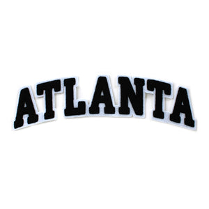 Varsity City Name Atlanta in Multicolor Chenille Patch