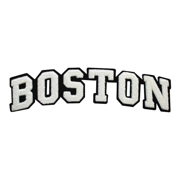 Varsity City Name Boston in Multicolor Chenille Patch