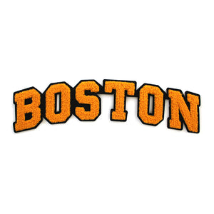 Varsity City Name Boston in Multicolor Chenille Patch