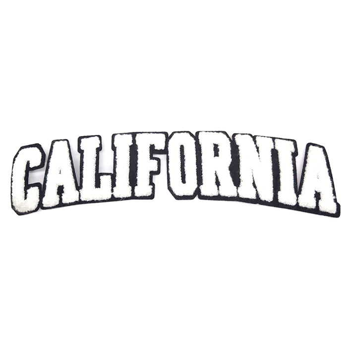 Varsity State Name California in Multicolor Chenille Patch