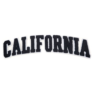 Varsity State Name California in Multicolor Chenille Patch