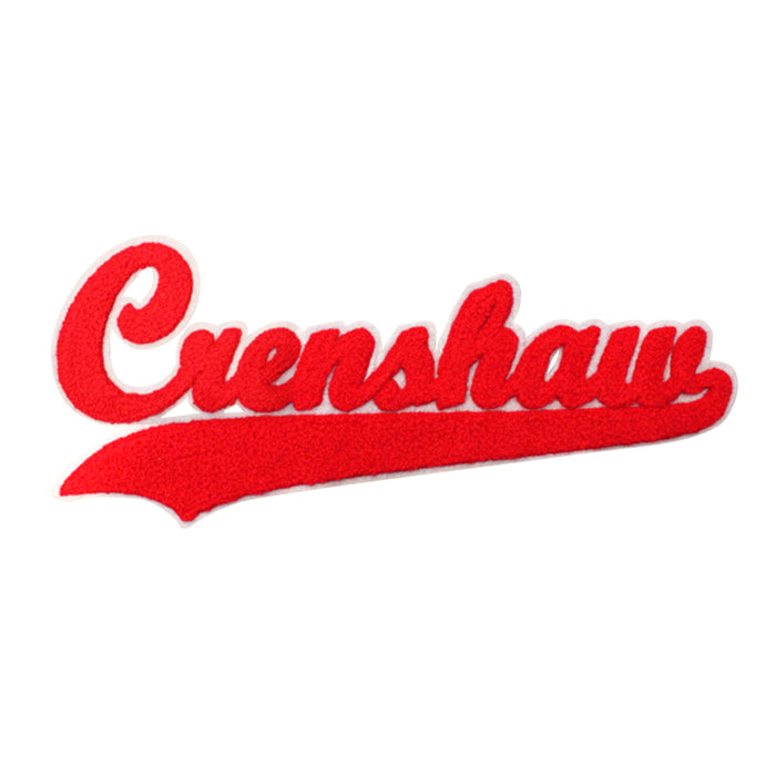 Varsity City Name Crenshaw in Multicolor Chenille Patch