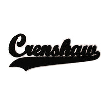 Load image into Gallery viewer, Varsity City Name Crenshaw in Multicolor Chenille Patch
