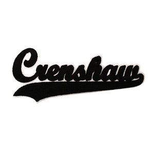 Varsity City Name Crenshaw in Multicolor Chenille Patch