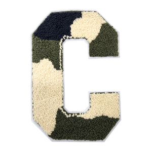 Letter Varsity Alphabets A to Z Camo 8 Inch