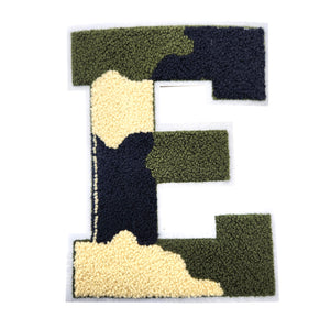 Letter Varsity Alphabets A to Z Camo 8 Inch