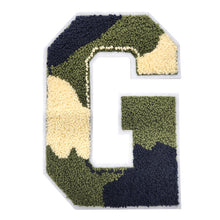 Load image into Gallery viewer, Letter Varsity Alphabets A to Z Camo 8 Inch
