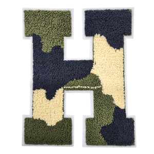 Letter Varsity Alphabets A to Z Camo 8 Inch