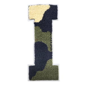 Letter Varsity Alphabets A to Z Camo 8 Inch