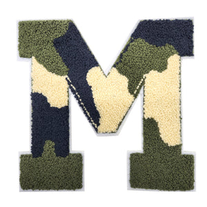 Letter Varsity Alphabets A to Z Camo 8 Inch