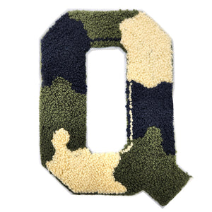 Letter Varsity Alphabets A to Z Camo 8 Inch