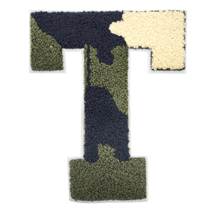 Letter Varsity Alphabets A to Z Camo 8 Inch