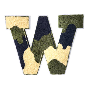 Letter Varsity Alphabets A to Z Camo 8 Inch