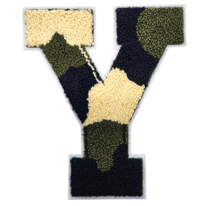 Letter Varsity Alphabets A to Z Camo 8 Inch