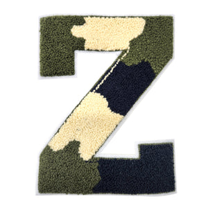 Letter Varsity Alphabets A to Z Camo 8 Inch