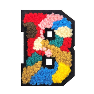 Letter Varsity Alphabets A to Z Multicolor 2.5 Inch