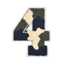 Load image into Gallery viewer, Varsity Number 0 to 9 Size 2.5, 4, 6, and 8 Inches Camo
