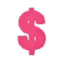 Load image into Gallery viewer, Dollar Sign $ from 2.5 inch to 8 Inch in Multicolor Chenille Patch
