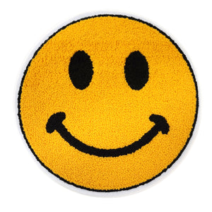 Smile Face Chenille Patch