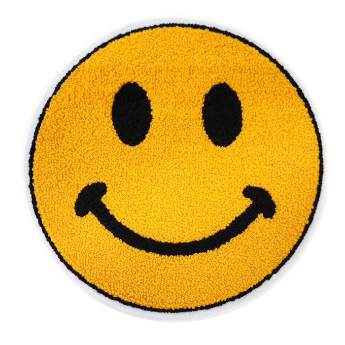 Smile Face Chenille Patch