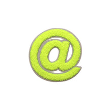 Load image into Gallery viewer, Varsity Letter Symbol Email @ Sign 2.4 inch Chenille Patch
