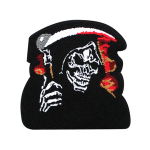 Grim Reaper Skull Skeleton Chenille Patch