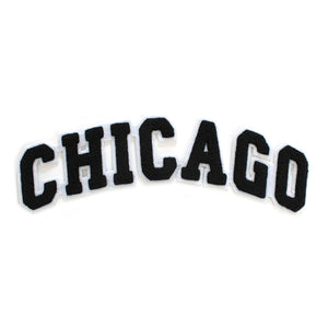 Varsity City Name Chicago in Multicolor Chenille Patch