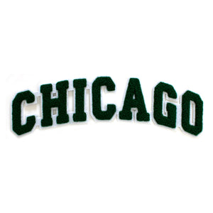 Varsity City Name Chicago in Multicolor Chenille Patch