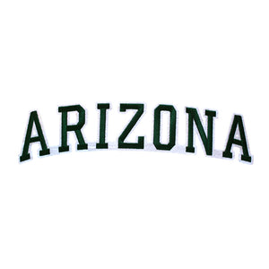 Varsity State Name Arizona in Multicolor Embroidery Patch