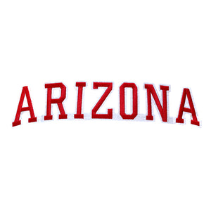 Varsity State Name Arizona in Multicolor Embroidery Patch