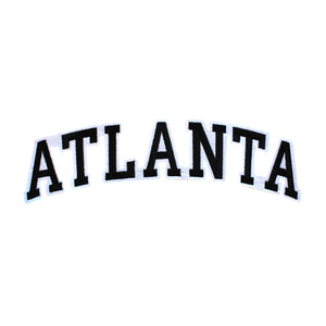 Varsity State Name Atlanta in Multicolor Embroidery Patch