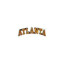 Load image into Gallery viewer, Varsity State Name Atlanta in Multicolor Embroidery Patch
