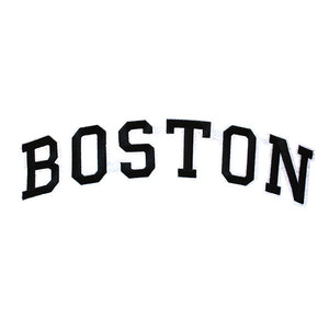 Varsity City Name Boston in Multicolor Embroidery Patch