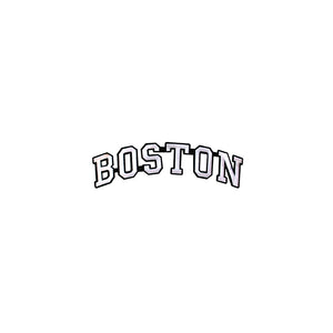 Varsity City Name Boston in Multicolor Embroidery Patch