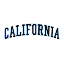 Load image into Gallery viewer, Varsity State Name California in Multicolor Embroidery Patch
