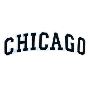 Varsity City Name Chicago in Multicolor Embroidery Patch