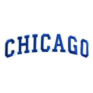 Varsity City Name Chicago in Multicolor Embroidery Patch