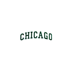 Varsity City Name Chicago in Multicolor Embroidery Patch