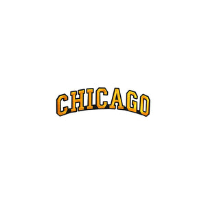 Varsity City Name Chicago in Multicolor Embroidery Patch