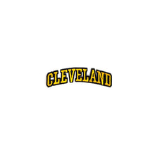 Load image into Gallery viewer, Varsity City Name Cleveland in Multicolor Embroidery Patch
