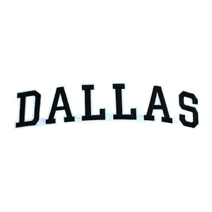 Varsity City Name Dallas in Multicolor Embroidery Patch