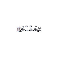 Load image into Gallery viewer, Varsity City Name Dallas in Multicolor Embroidery Patch
