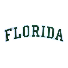 Load image into Gallery viewer, Varsity State Name Florida in Multicolor Embroidery Patch
