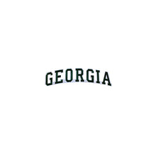 Load image into Gallery viewer, Varsity State Name Georgia in Multicolor Embroidery Patch
