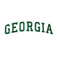 Load image into Gallery viewer, Varsity State Name Georgia in Multicolor Embroidery Patch
