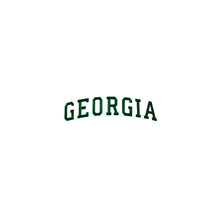 Load image into Gallery viewer, Varsity State Name Georgia in Multicolor Embroidery Patch
