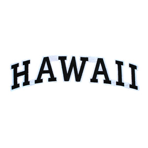 Varsity State Name Hawaii in Multicolor Embroidery Patch