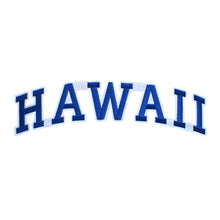 Load image into Gallery viewer, Varsity State Name Hawaii in Multicolor Embroidery Patch
