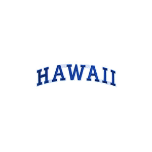 Varsity State Name Hawaii in Multicolor Embroidery Patch